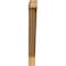Ekena Millwork Traditional Block Smooth Bracket, Western Red Cedar, 3 1/2"W x 28"D x 32"H BKT04X28X32TRA05SWR - alternate 3